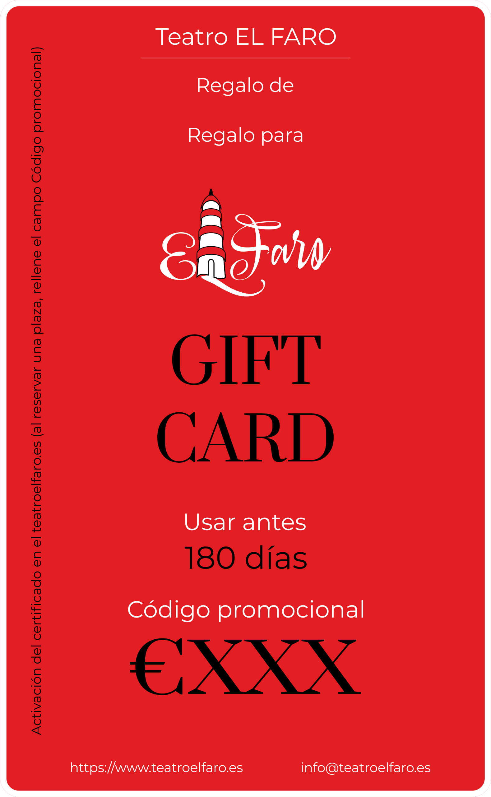 Gift Card Red